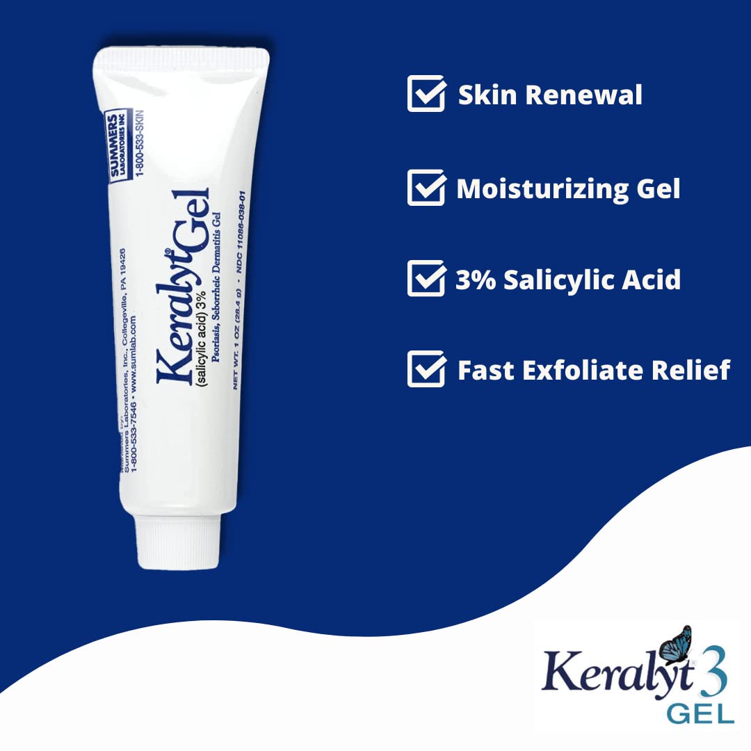 Keralyt 3% gel, textura ligera para hidratar y renovar la piel.