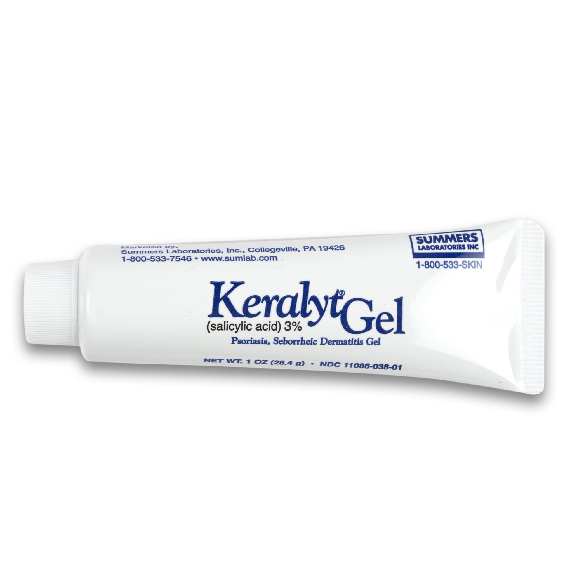 Keralyt 3% gel, textura gel fresca para exfoliación suave.