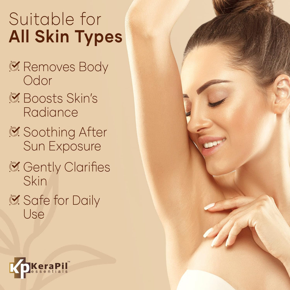 KERAPIL exfoliante corporal aloe: calmante para piel sensible.