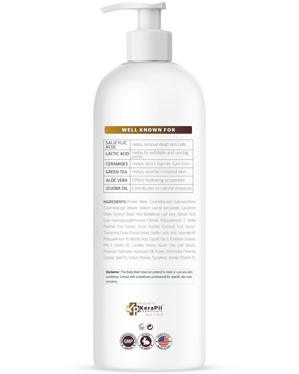 KERAPIL exfoliante corporal jojoba: hidratación mientras exfolias.