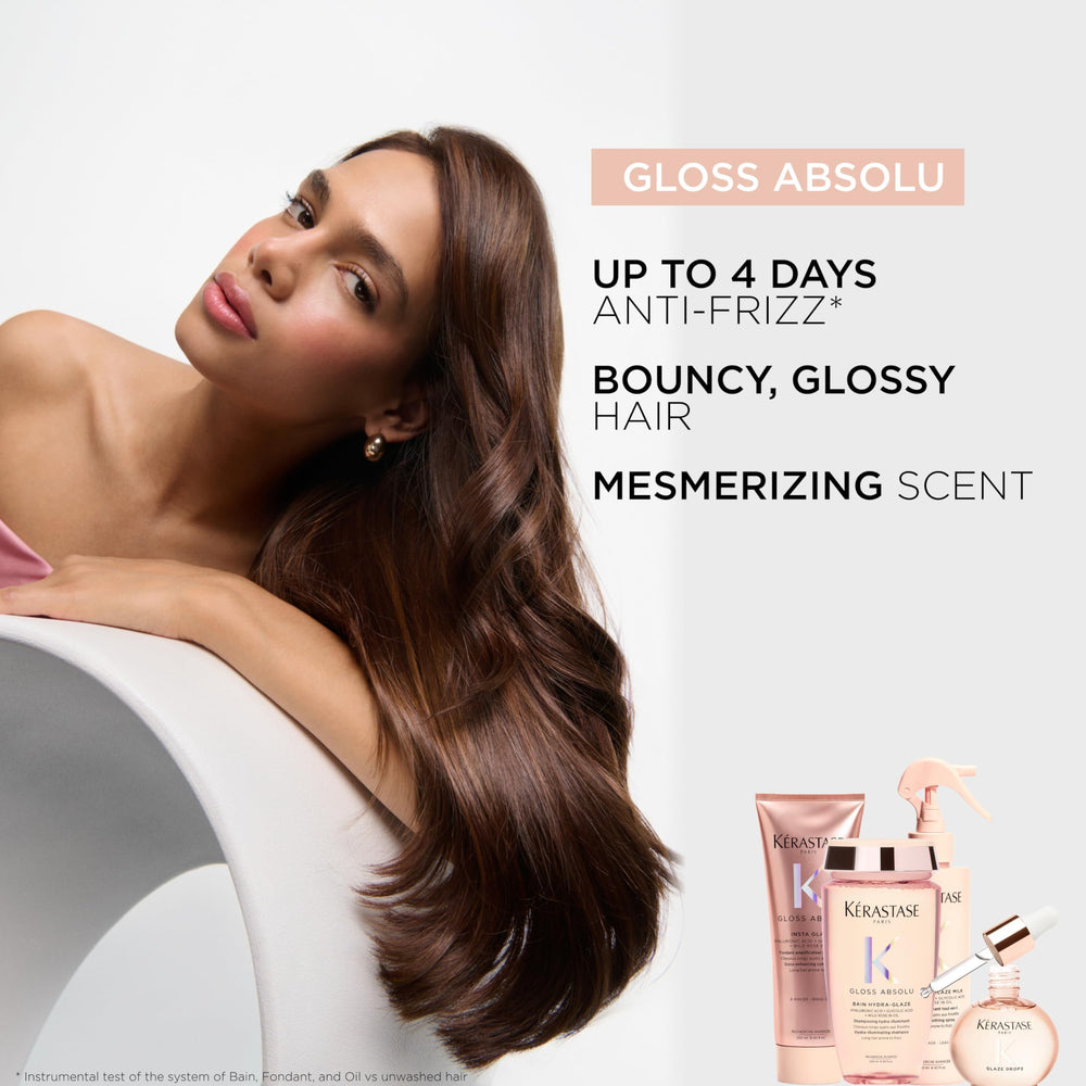 Kerastase Gloss Absolu: aroma cítrico y floral para una experiencia sensorial.