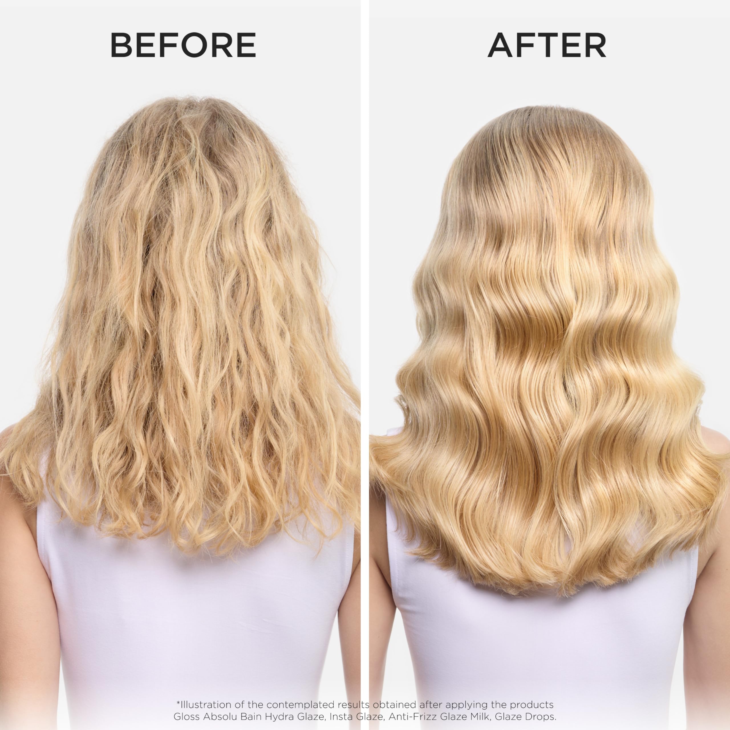 Kerastase Gloss Absolu: cabello hidratado con brillo suave.