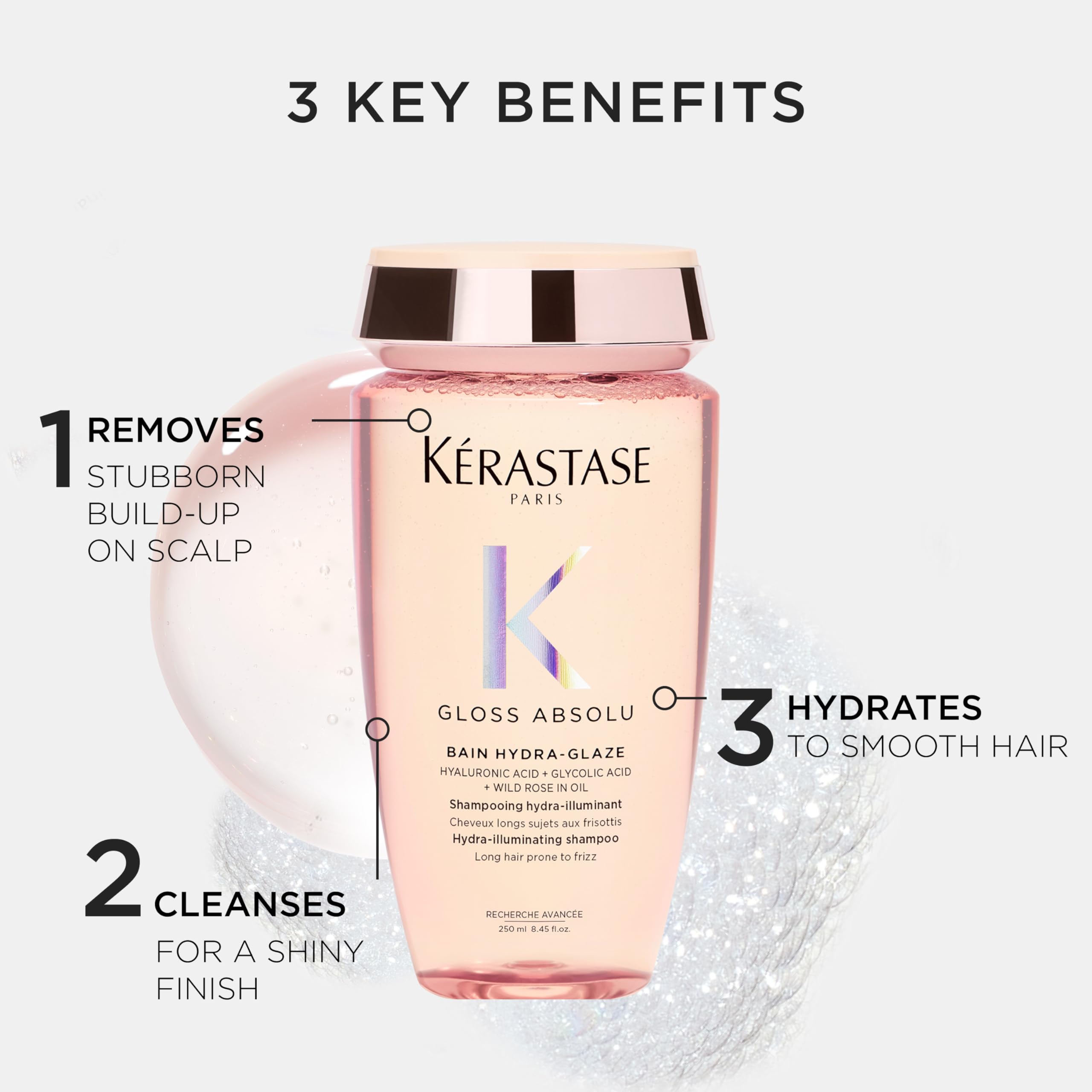 Kerastase Gloss Absolu: cierre de cutículas para superficie lisa.