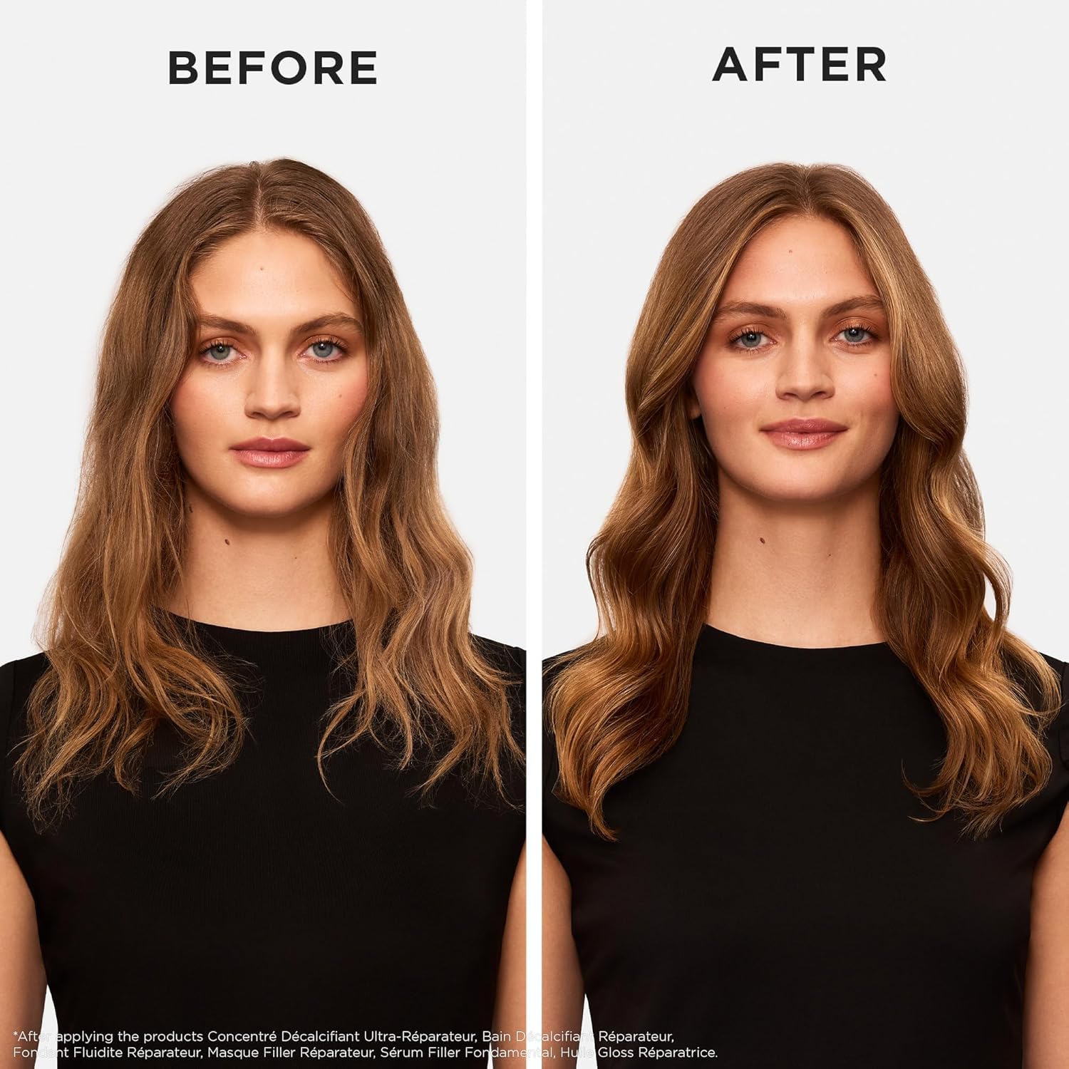 Kerastase Première Bain Descalcificador, cabello tras lavado con acabado suave y brillo