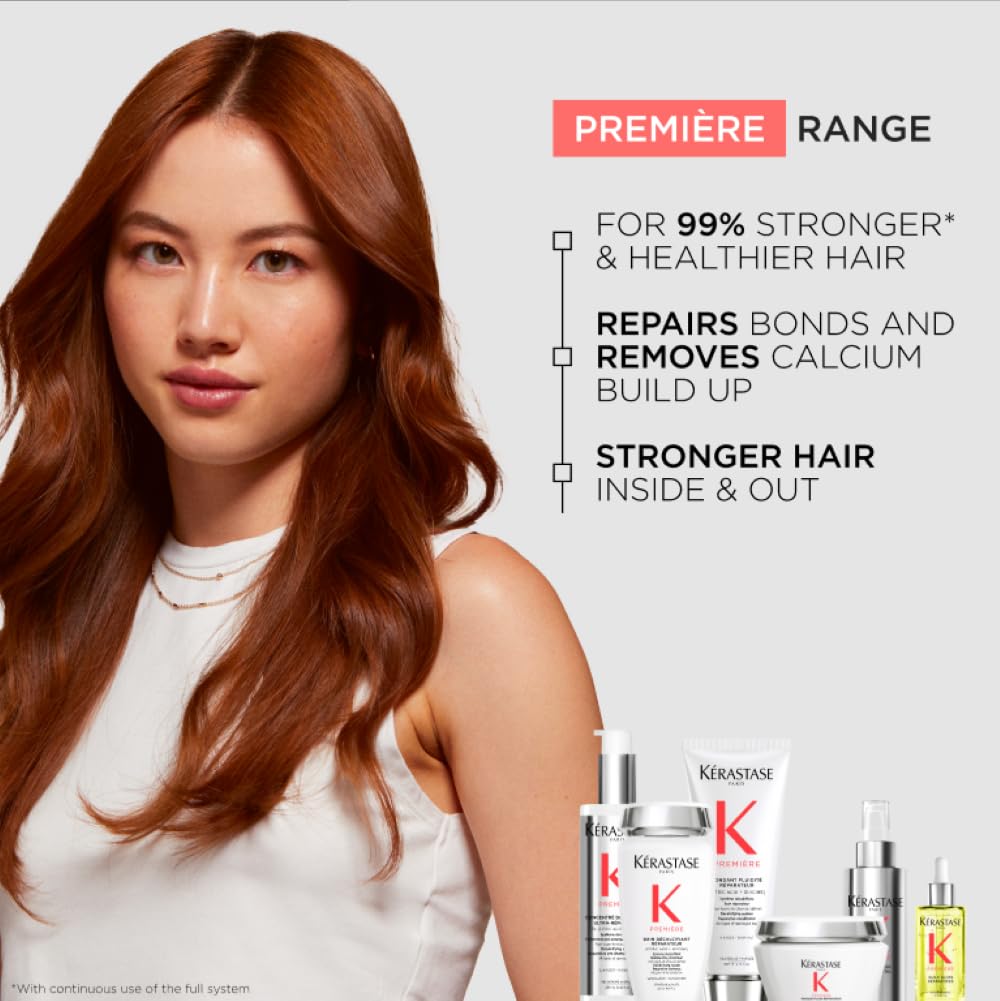 KÉRASTASE Premiere, cabello más fuerte desde la raíz tras la limpieza.
