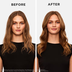 KÉRASTASE Premiere, brillo mejorado en cabello reparado tras uso continuo.