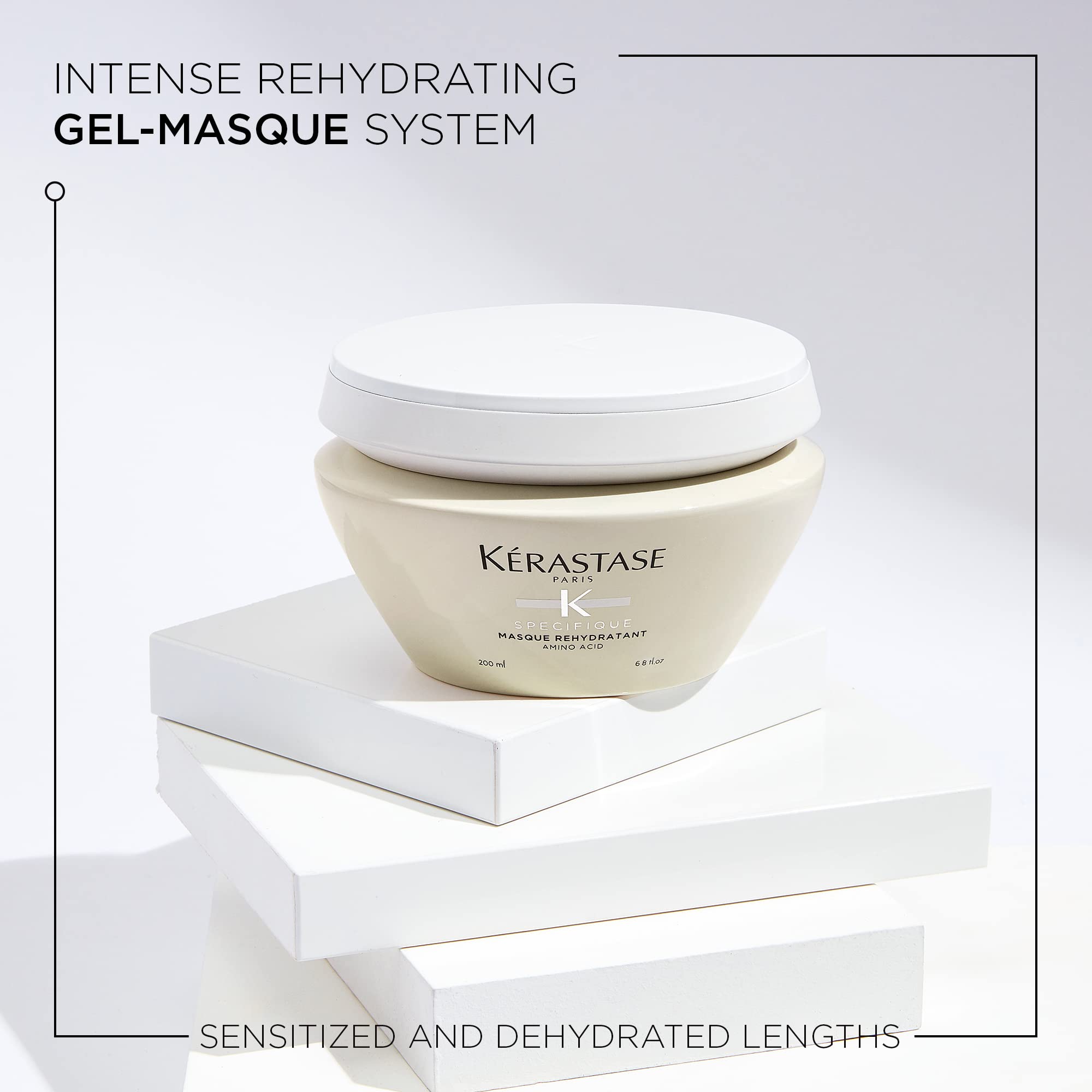 Textura gel ligera de Kerastase Rehidratante para hidratación sin apelmazar