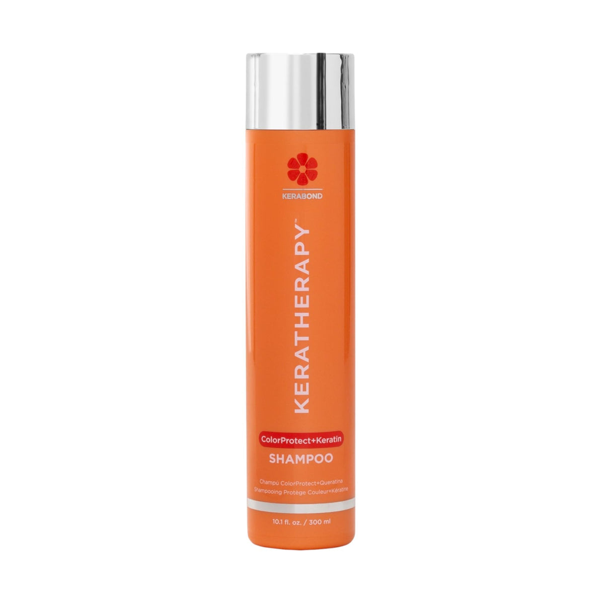 KERATHERAPY Color Protect Shampoo en botella, protege el color del cabello teñido.