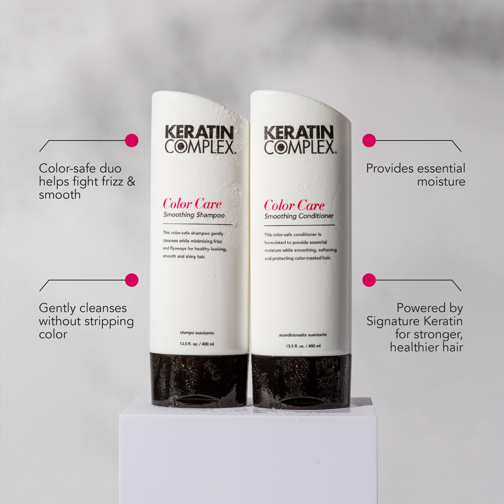 Detalle de empaque Keratin Complex Color Care, protección suave del color