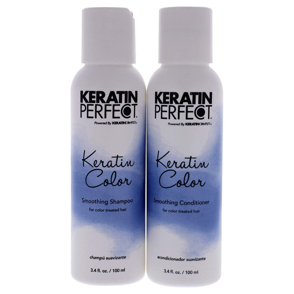 Keratin Perfect Color champú de viaje protege el color y suaviza