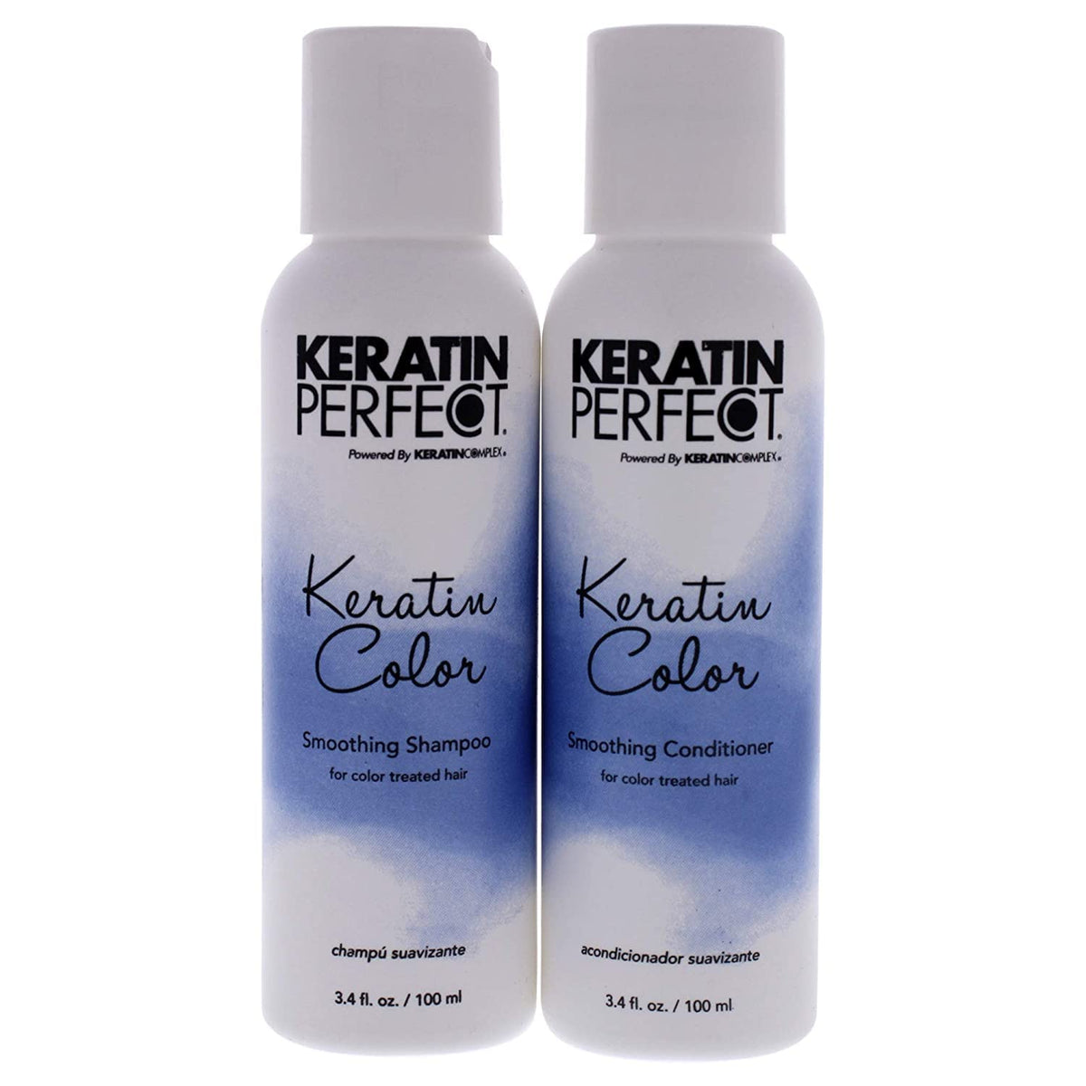 Keratin Perfect Color champú de viaje protege el color y suaviza