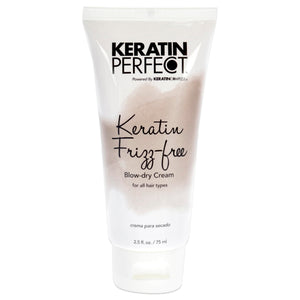 Keratin Perfect Frizz-Free crema secado rápido para acabado suave