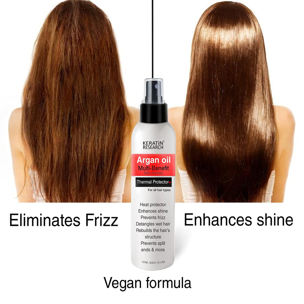 Keratin Research Desenredante, cabello suave y fácil de peinar.