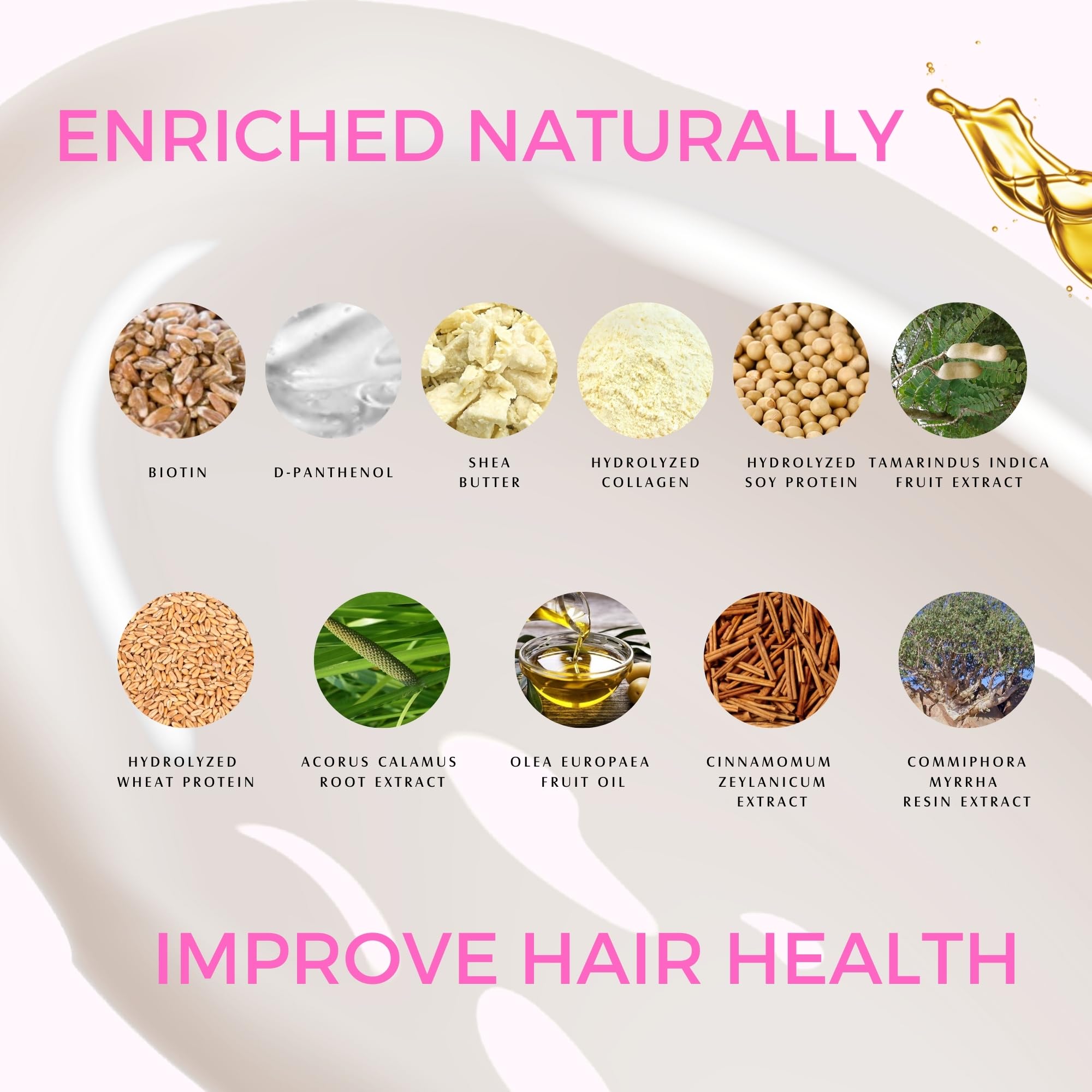 Kerazon Professional control del frizz para un look natural con volumen.