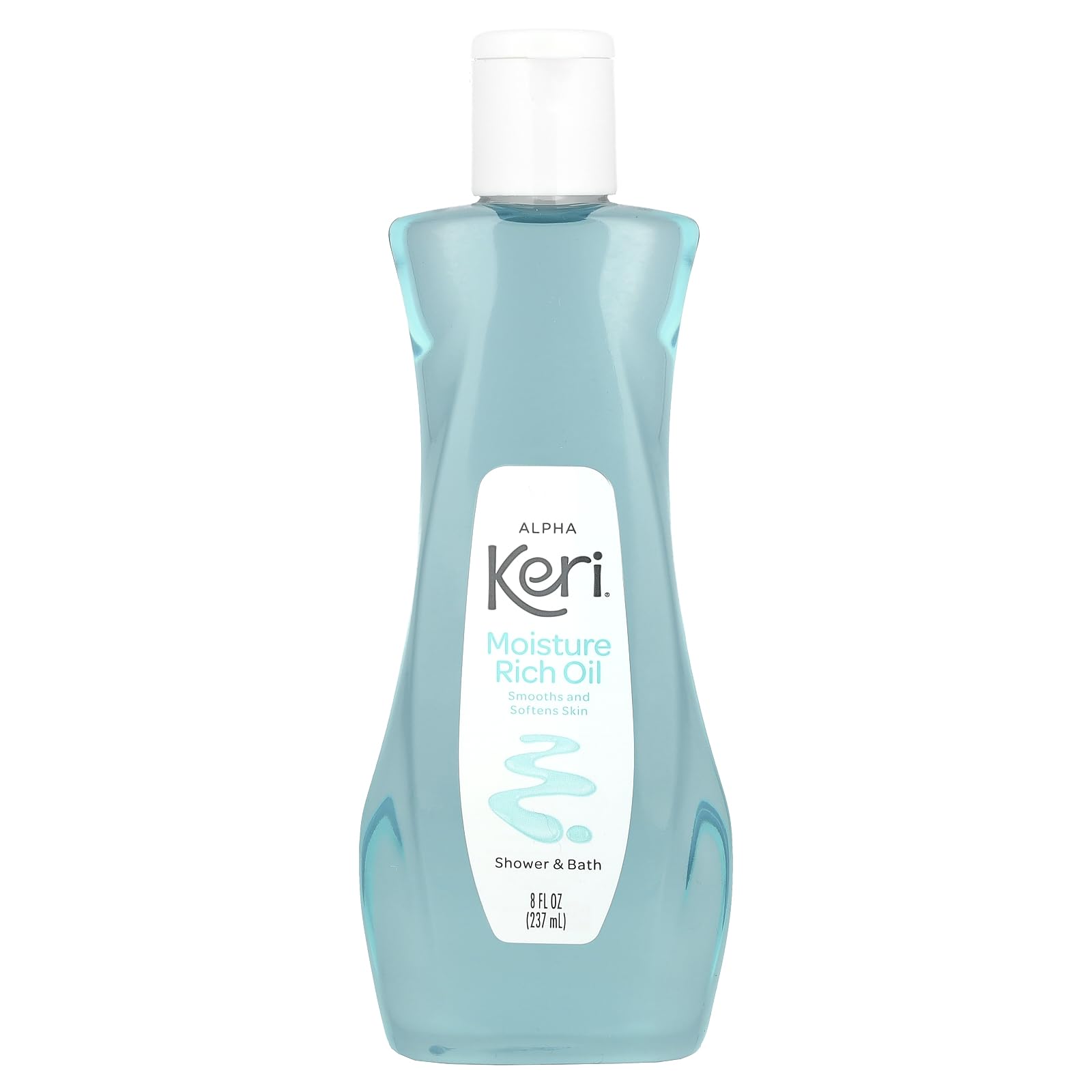 Keri Aceite de Ducha Hidratante en bote claro para hidratación suave.