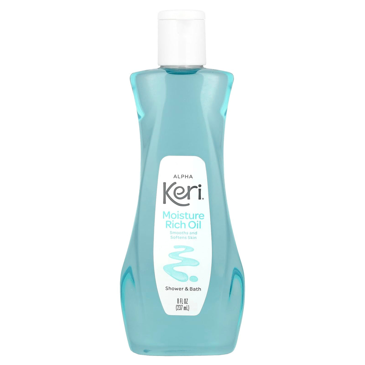 Keri Aceite de Ducha Hidratante en bote claro para hidratación suave.