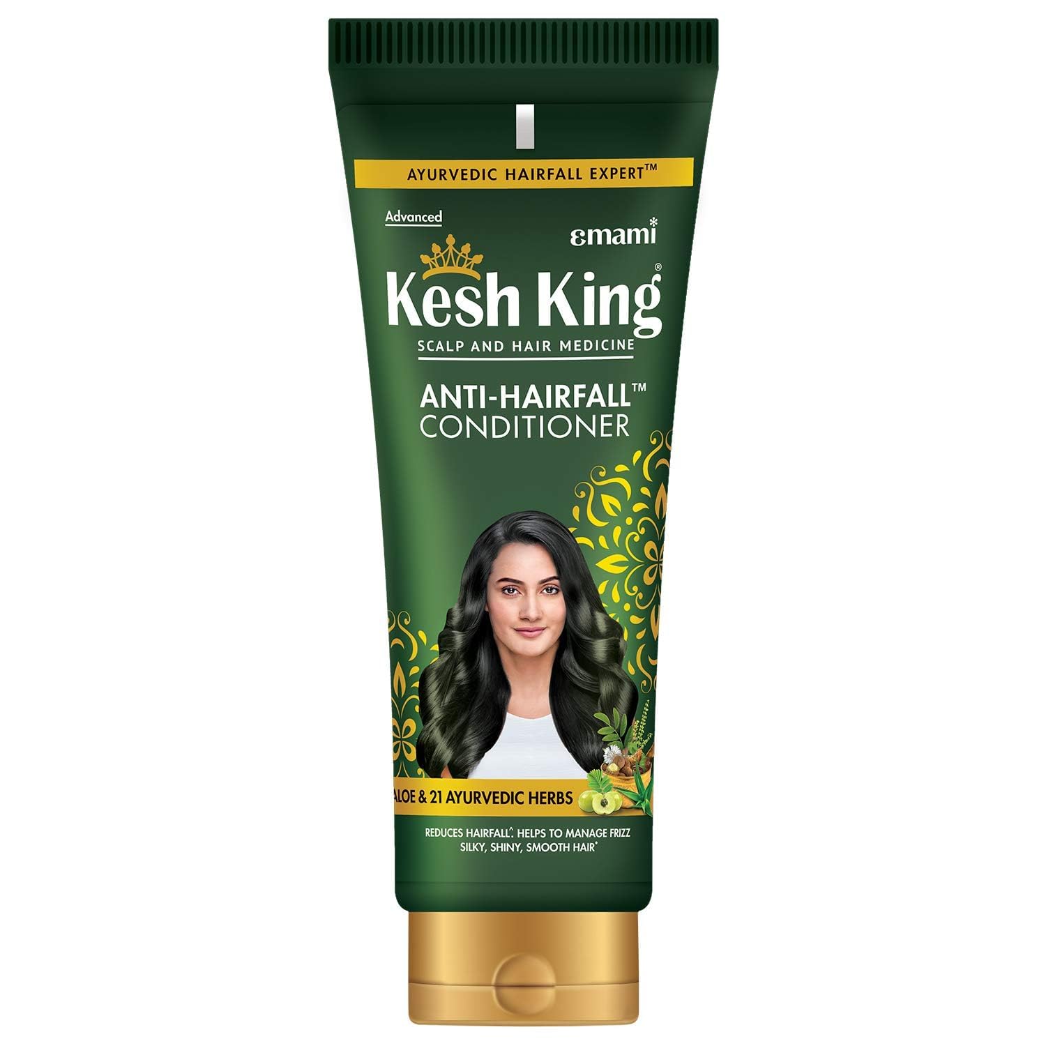 Kesh King acondicionador anticaída, botella frontal, fortalece y aporta brillo.