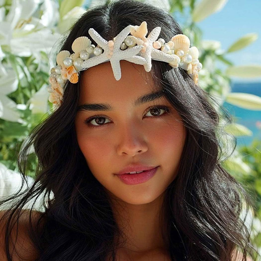 Perfecta para bodas, playa y cosplay, añade brillo sutil.