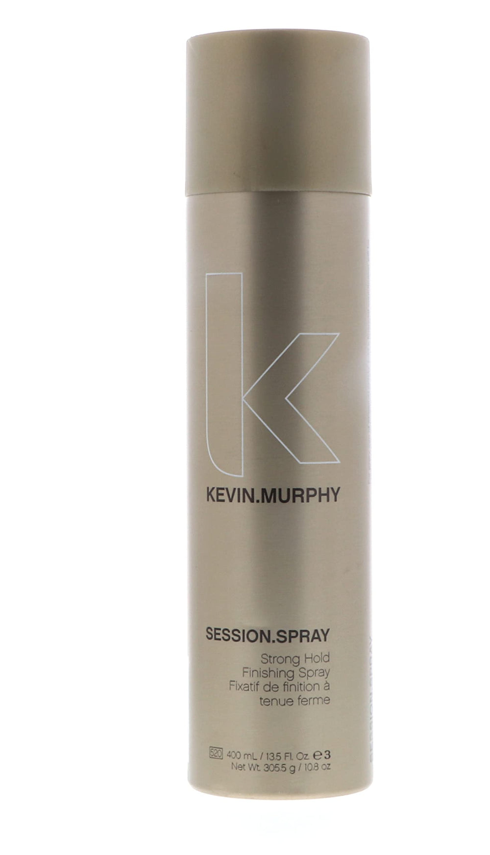 KEVIN.MURPHY Session Spray: botella focal, brillo suave y control del peinado.
