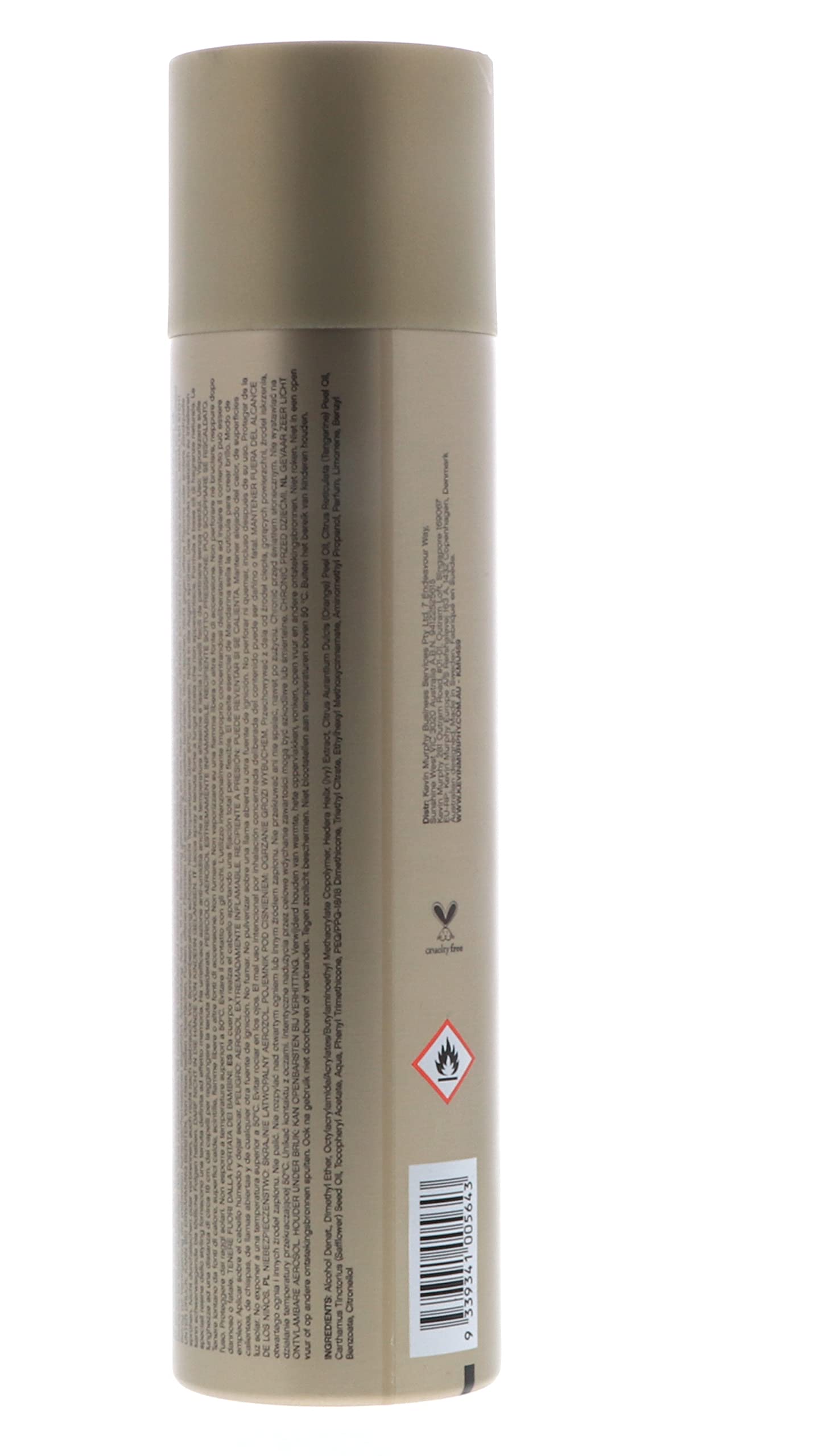 KEVIN.MURPHY Session Spray: envase ergonómico fácil de manejar.
