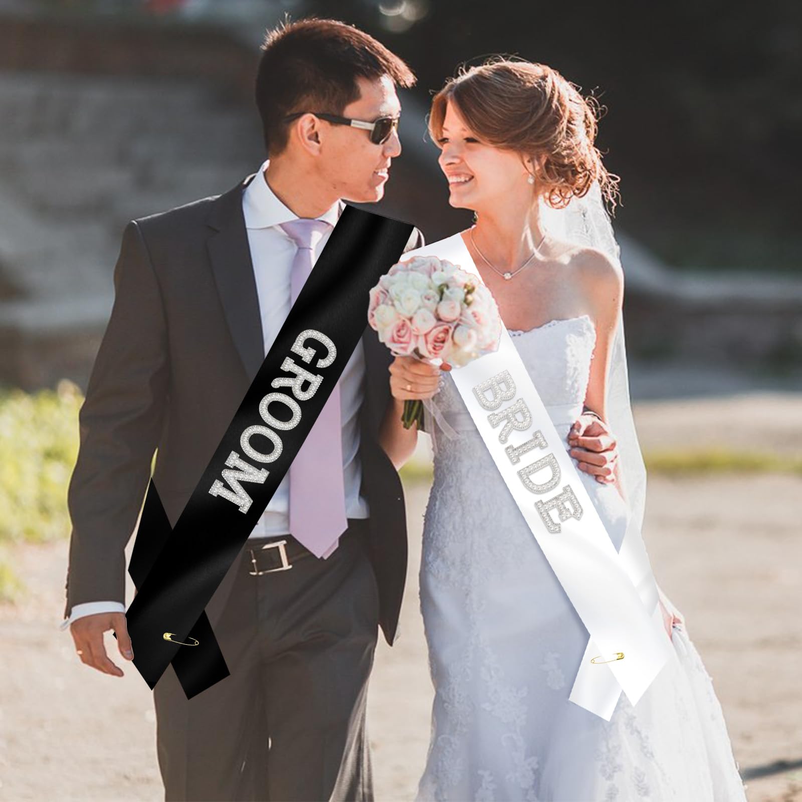 KICOSY cinta ajustable para novia, se adapta a diferentes cuerpos con comodidad.