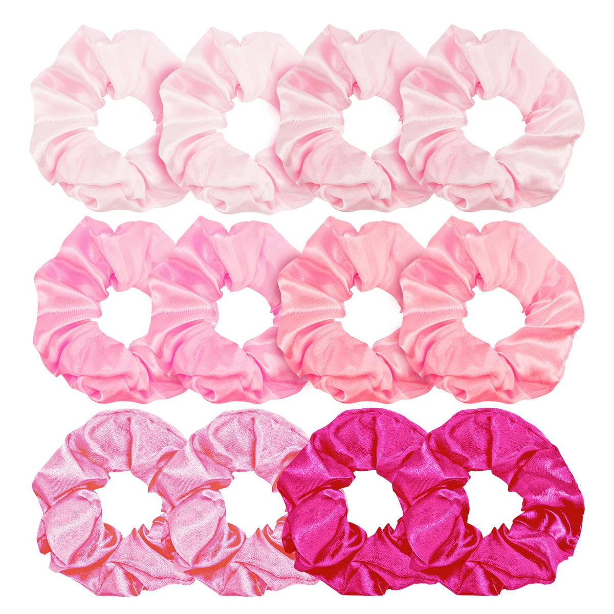 KICOSY coleteros satin rosa gradiente para looks versátiles.