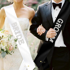 KICOSY novio: cinta negra con perlas, complemento elegante para la boda.