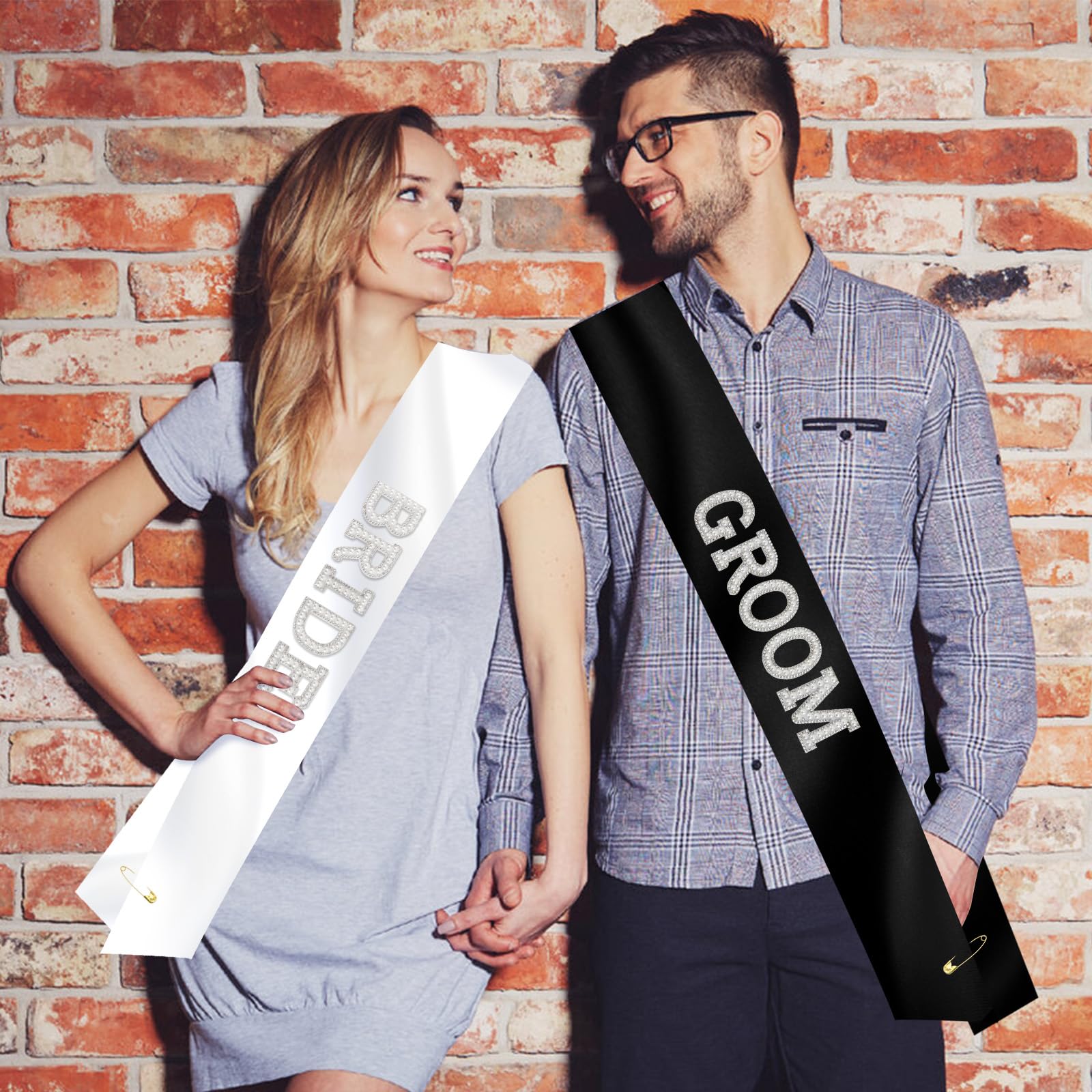 KICOSY regalo de boda, dos cintas clásicas para la pareja.