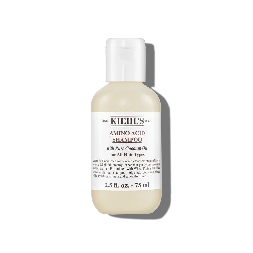 Kiehl's Amino Acid Shampoo botella de 75 ml para uso diario.
