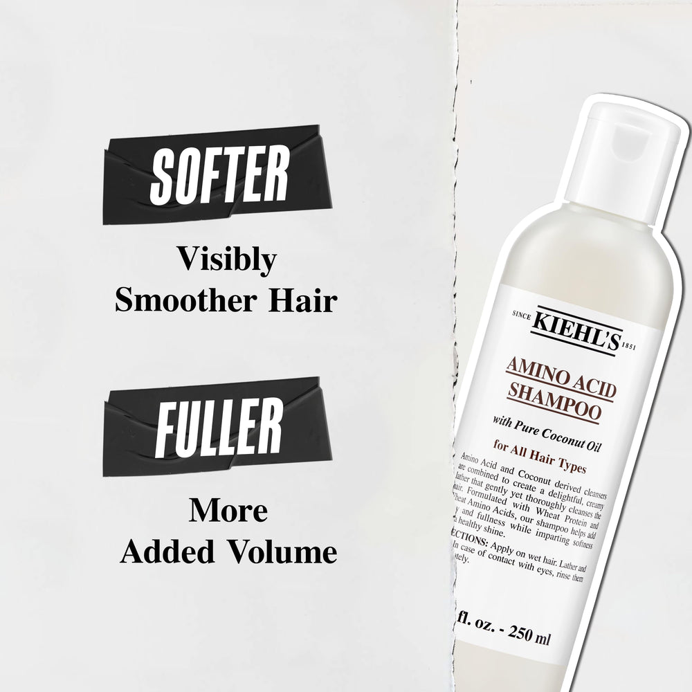 Cabello suave y brillante con mayor volumen tras el lavado.