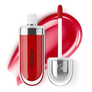 Kiko Milano 3D Hydra Lip Gloss brillo alto para realzar labios.