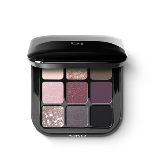 KIKO MILANO Glamour Multi Finish: paleta abierta para looks versátiles.