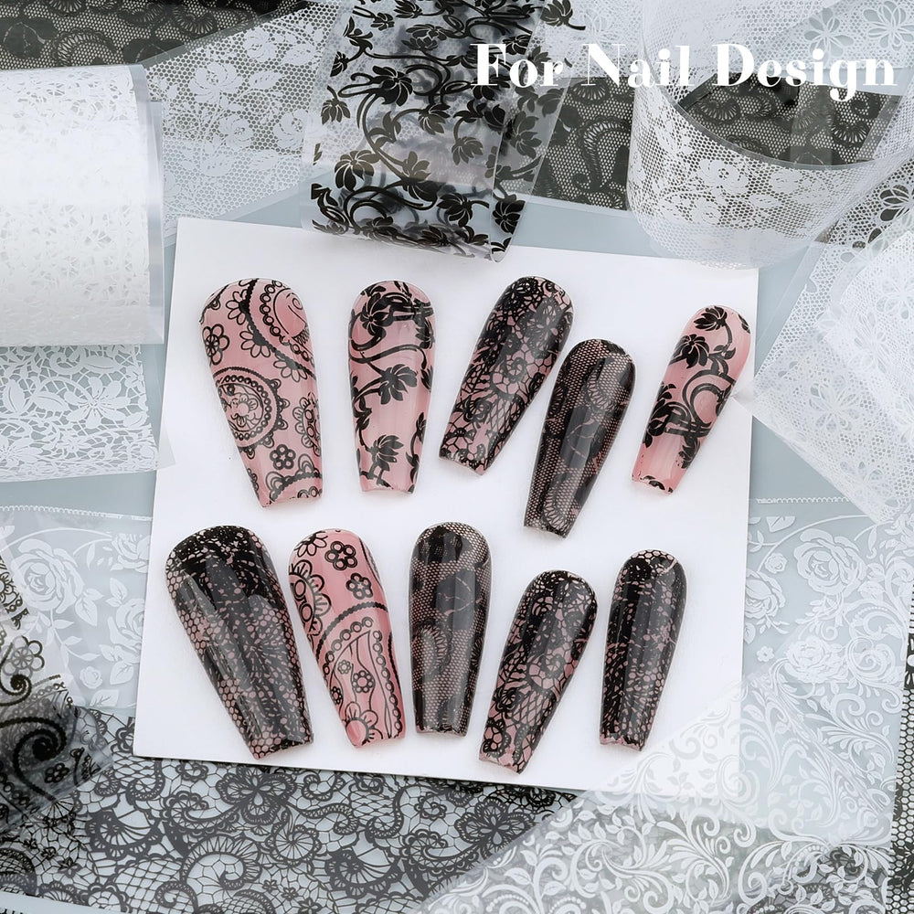 Guía de arte DIY con encaje para uñas de Kikonoke