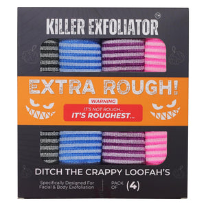 Killer Exfoliator exfoliante corporal japonés extra rugoso negro para exfoliación profunda
