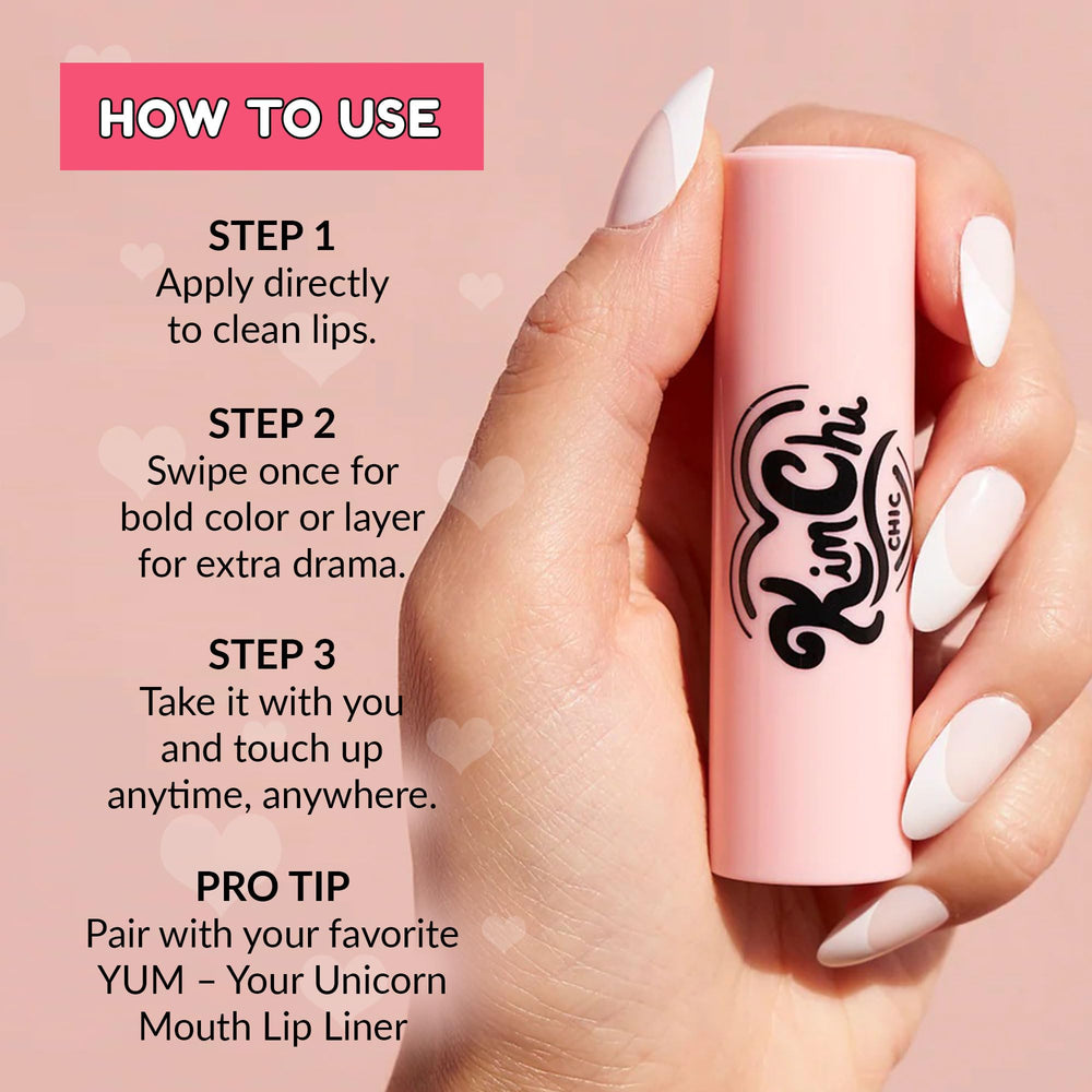 Kimchi Chic Marshmallow Butter Lippie libre de crueldad y con cuidado de la piel.