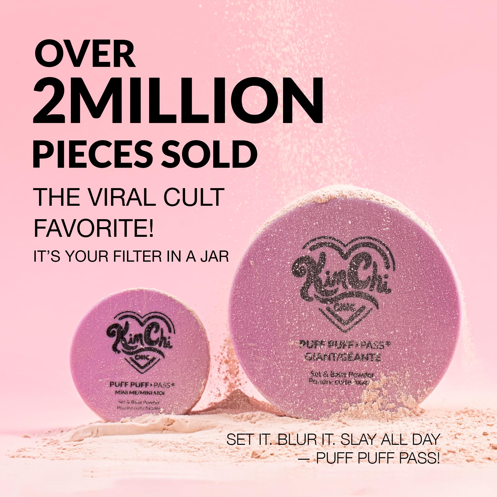 Kimchi Chic pink translucent setting powder suited for pale undertones