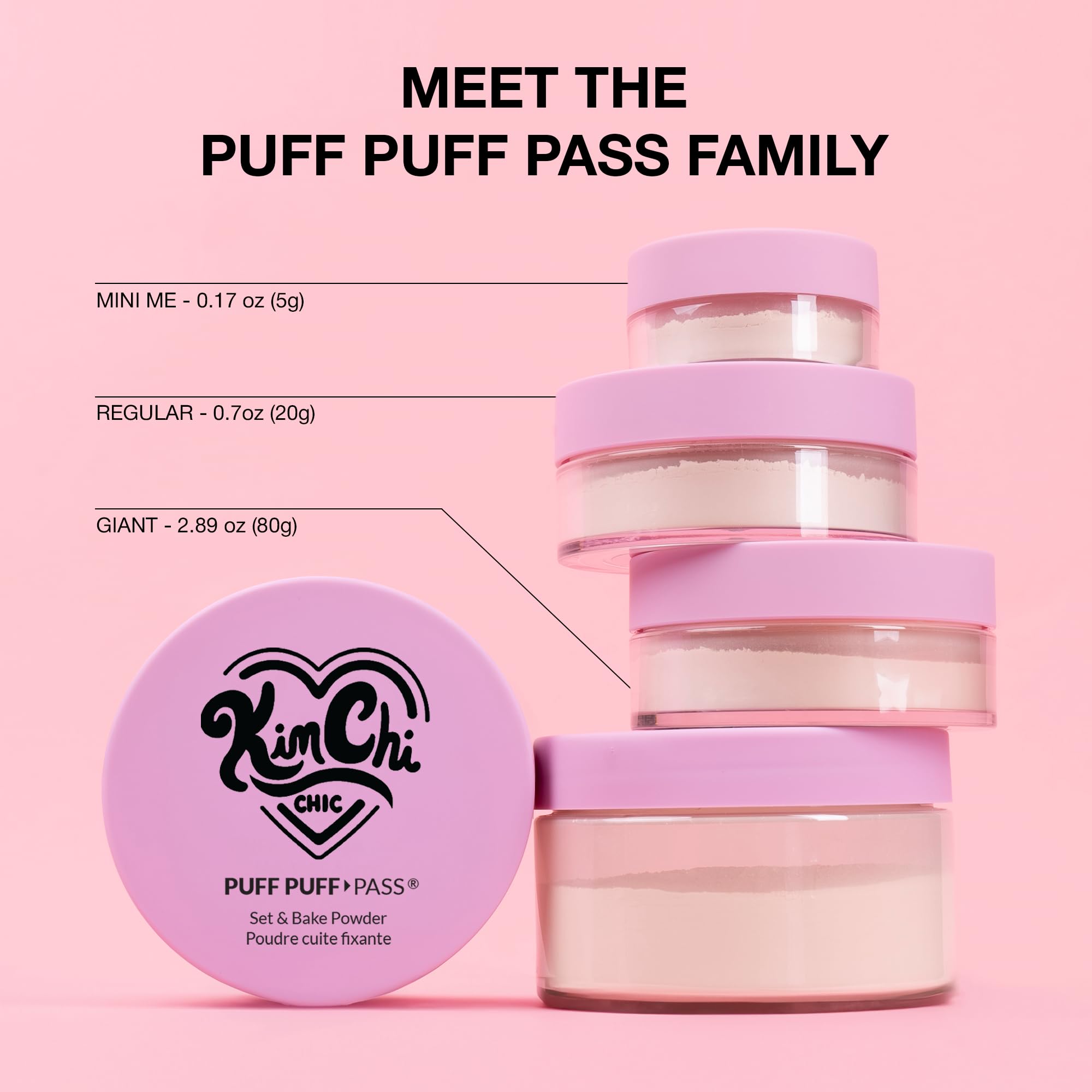 KimChiChic Puff Puff Pass matte finish on skin with banana shade.