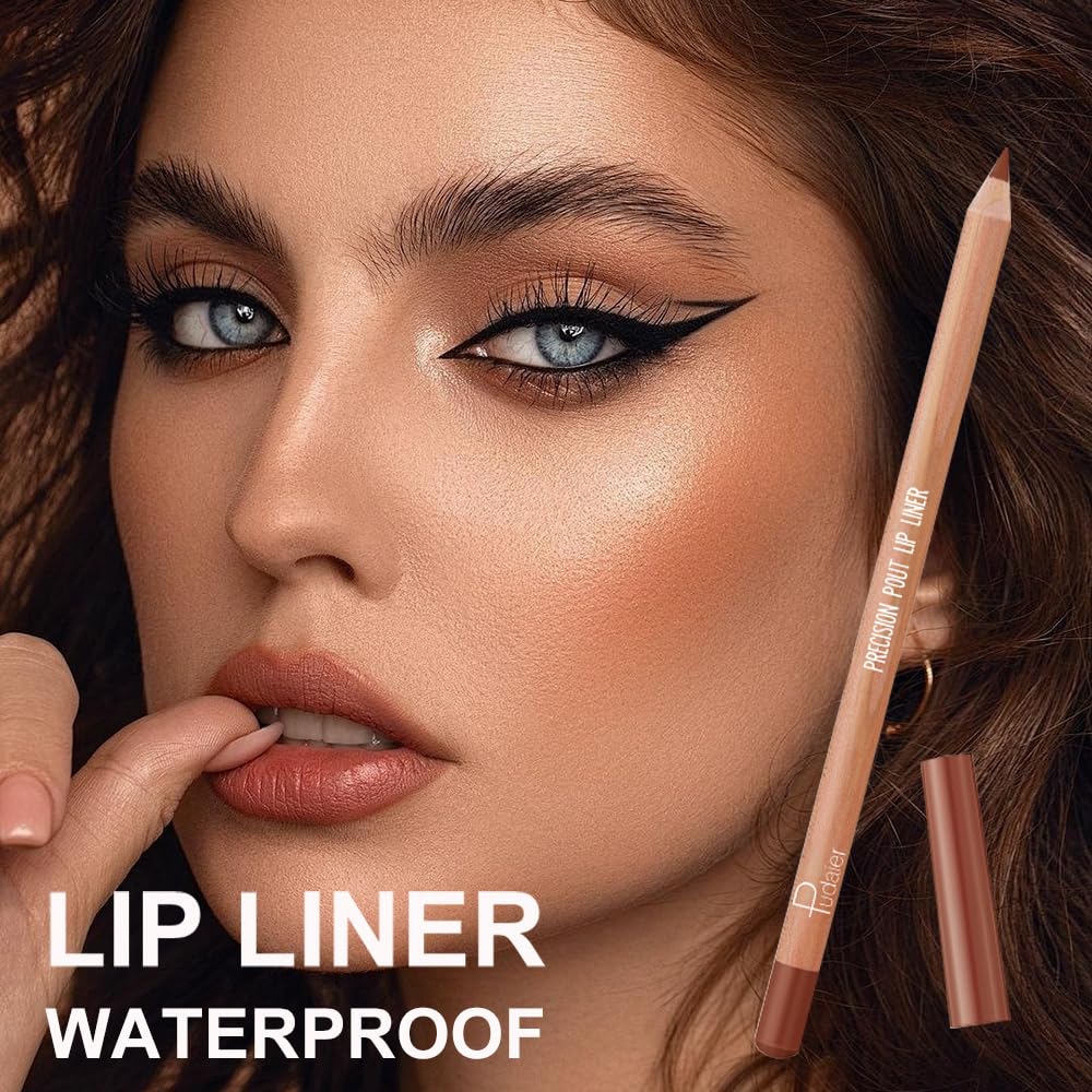 Kimieye set de labios 12 colores, paleta de muestras para tono ideal.