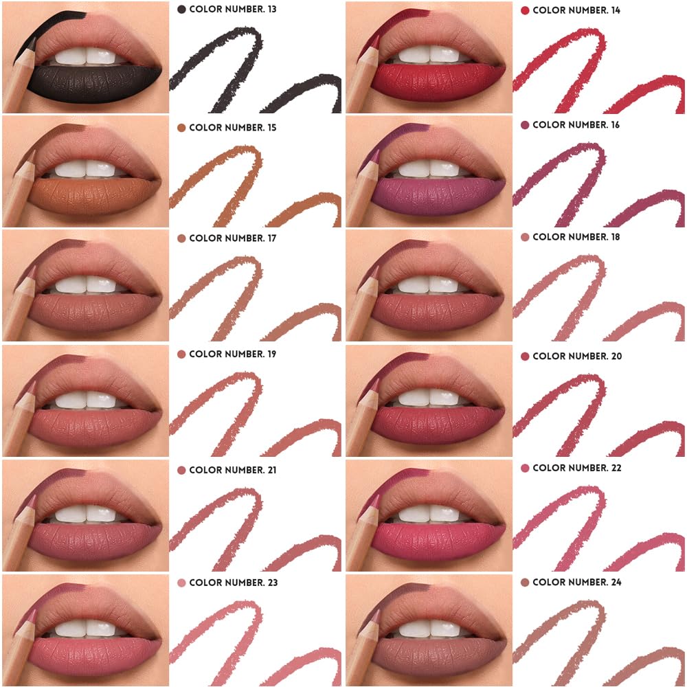Kimieye acabado natural con cuerpo de madera para labios.
