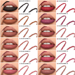 Kimieye acabado natural con cuerpo de madera para labios.