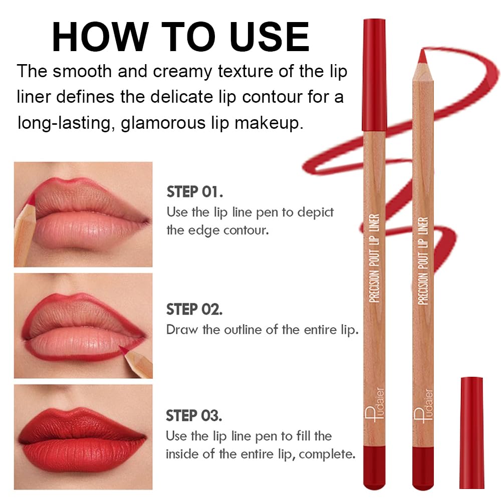 Set de delineadores Kimieye, resistente al agua para maquillaje duradero.