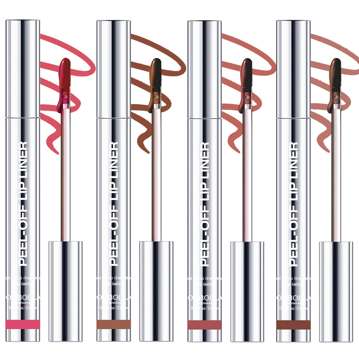KIMIEYE kit delineador labial despegable, acabado definido todo el día.