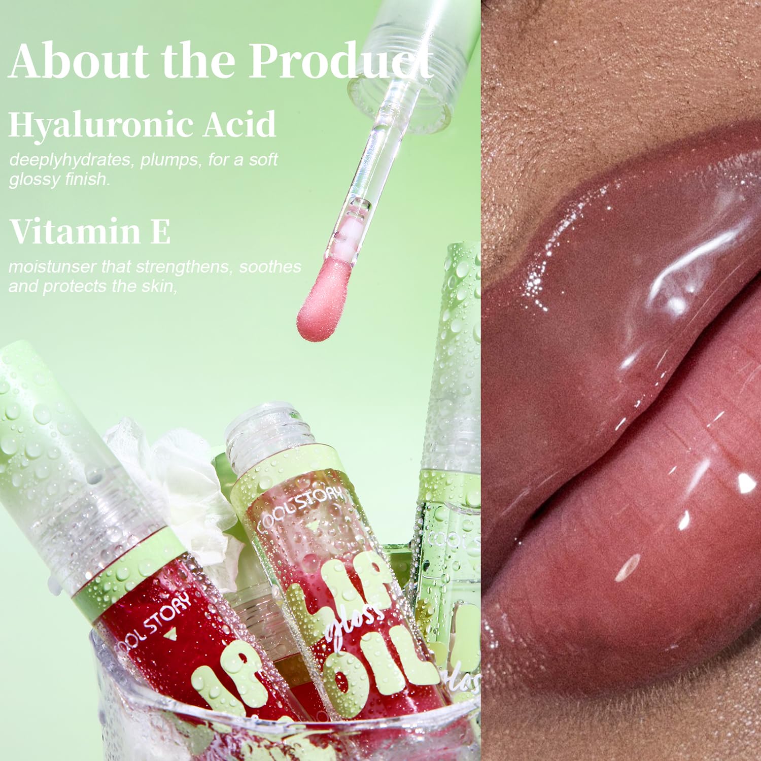 KIMIEYE brillo labial con hidratación de larga duración