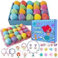 Kims Cosiart bomba de baño sirena, color vibrante al disolverse para niñas