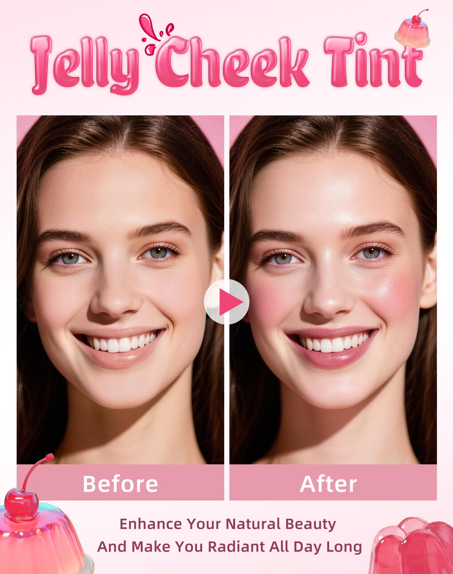 KIMUSE Tint: acabado no pegajoso para un look cómodo.
