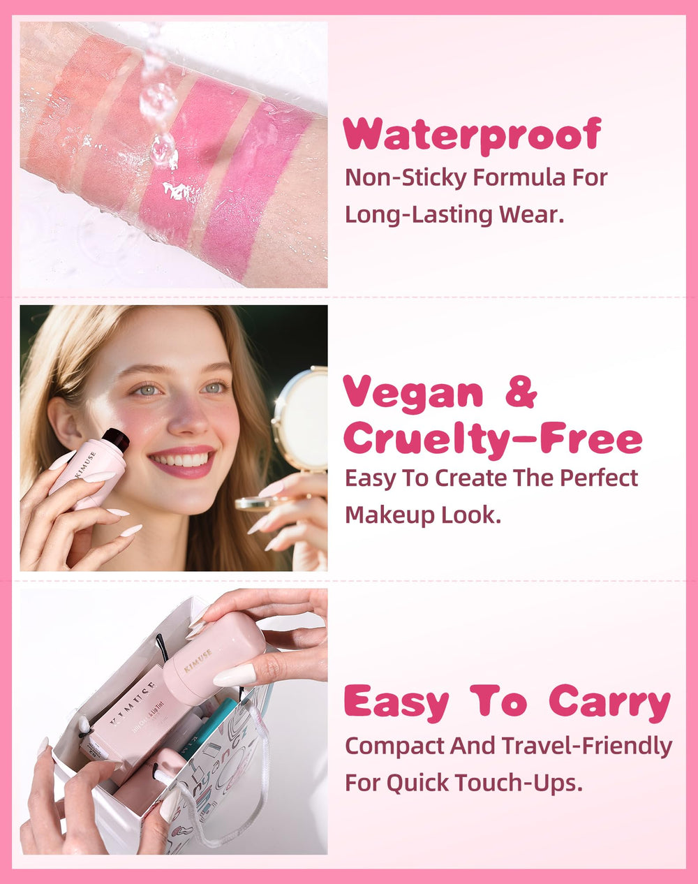 KIMUSE Jelly Tint: color construible para un look natural cada día.