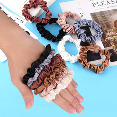 Kinmingzhu coleteros de seda ideales para moños y coletas.