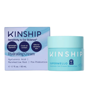 Kinship Supermello gel crema hidratante para piel sensible, hidrata y aporta luminosidad.