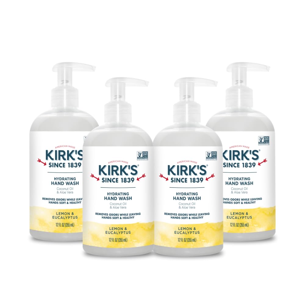 Kirk's Lavado de Manos Hidratante con coco y aloe para uso diario.