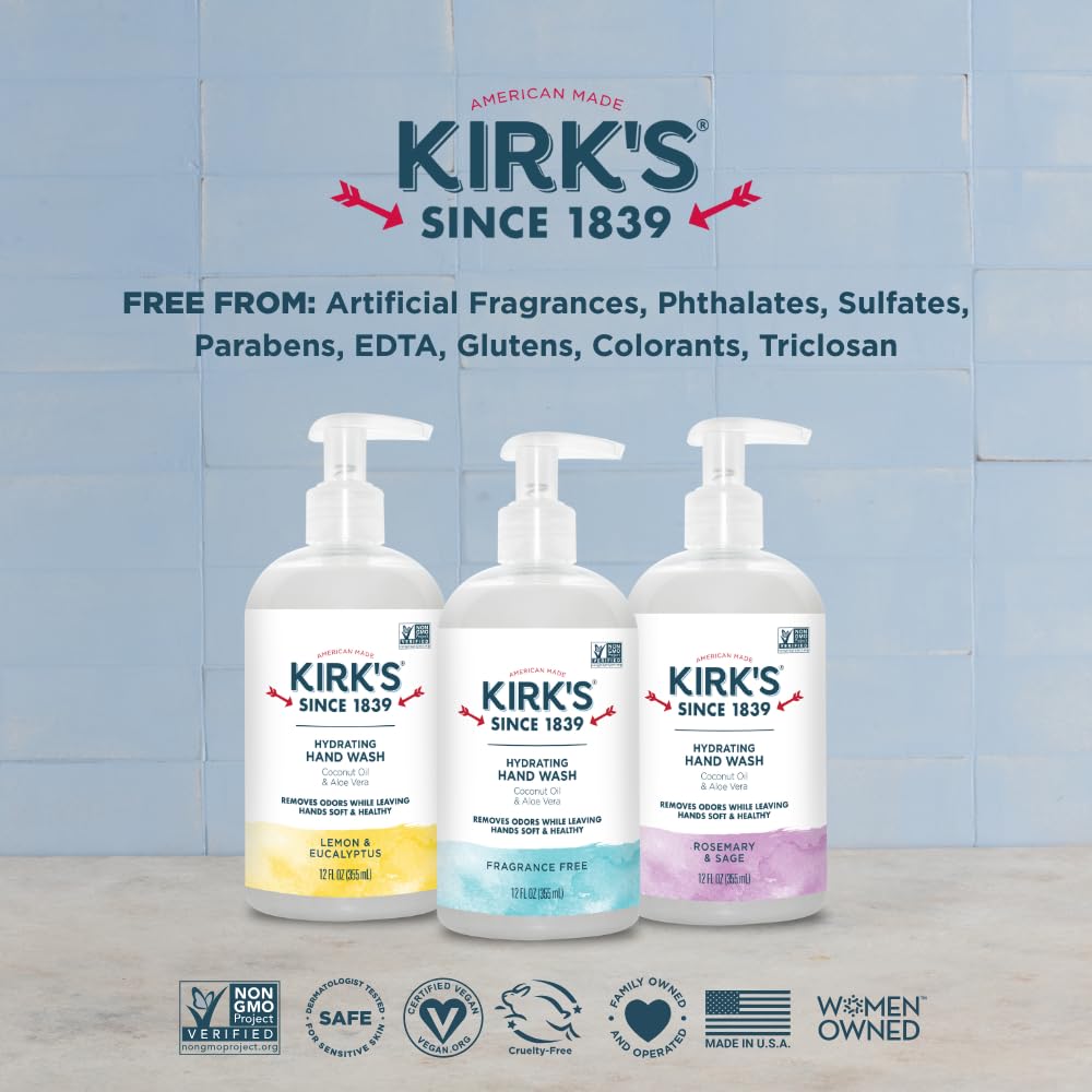 Kirk's paquete de 4 envases para hogar, valor y conveniencia.